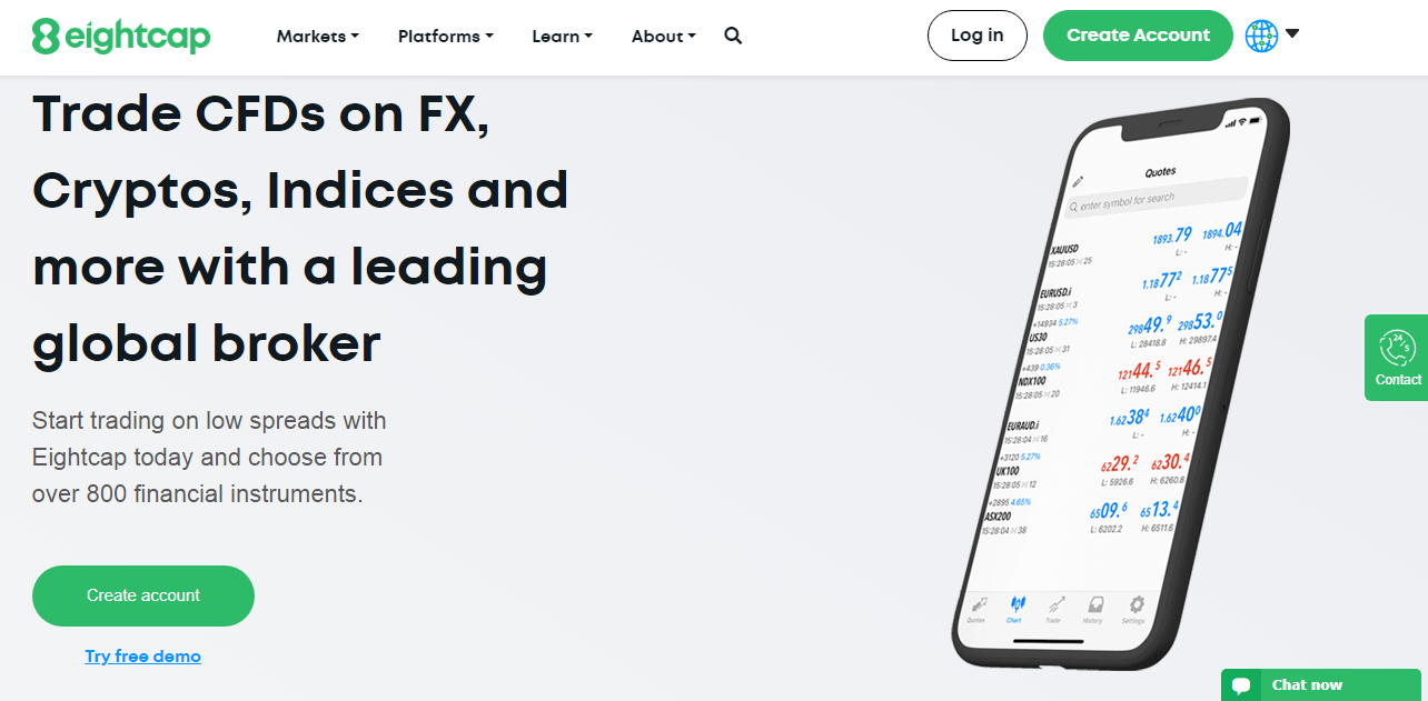 Eightcap Review - Trade 800+ Items With An Award-winning Broker