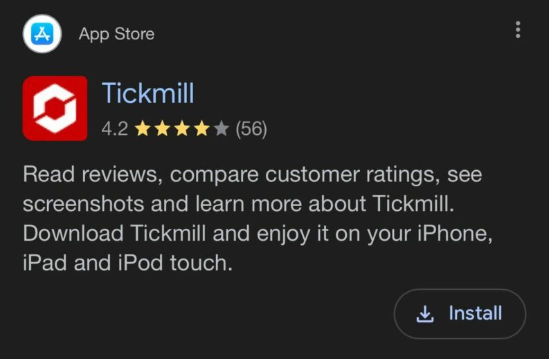 tickmill trading app