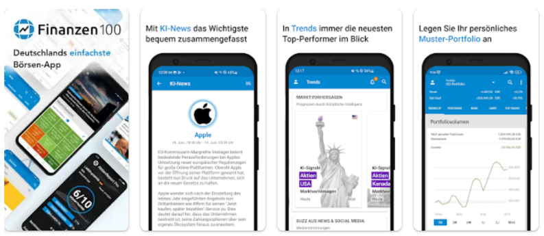 finanzen100 börsen app
